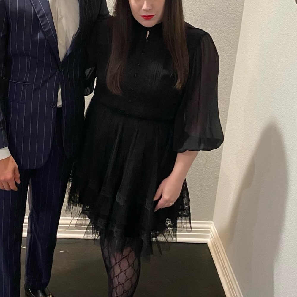 Alice + Olivia Black Lace Dress - Picture 9 of 9